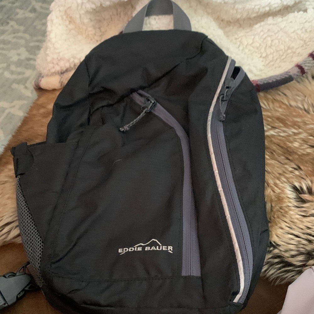 Eddie Bauer Charcoal and Black Men's Backpack
